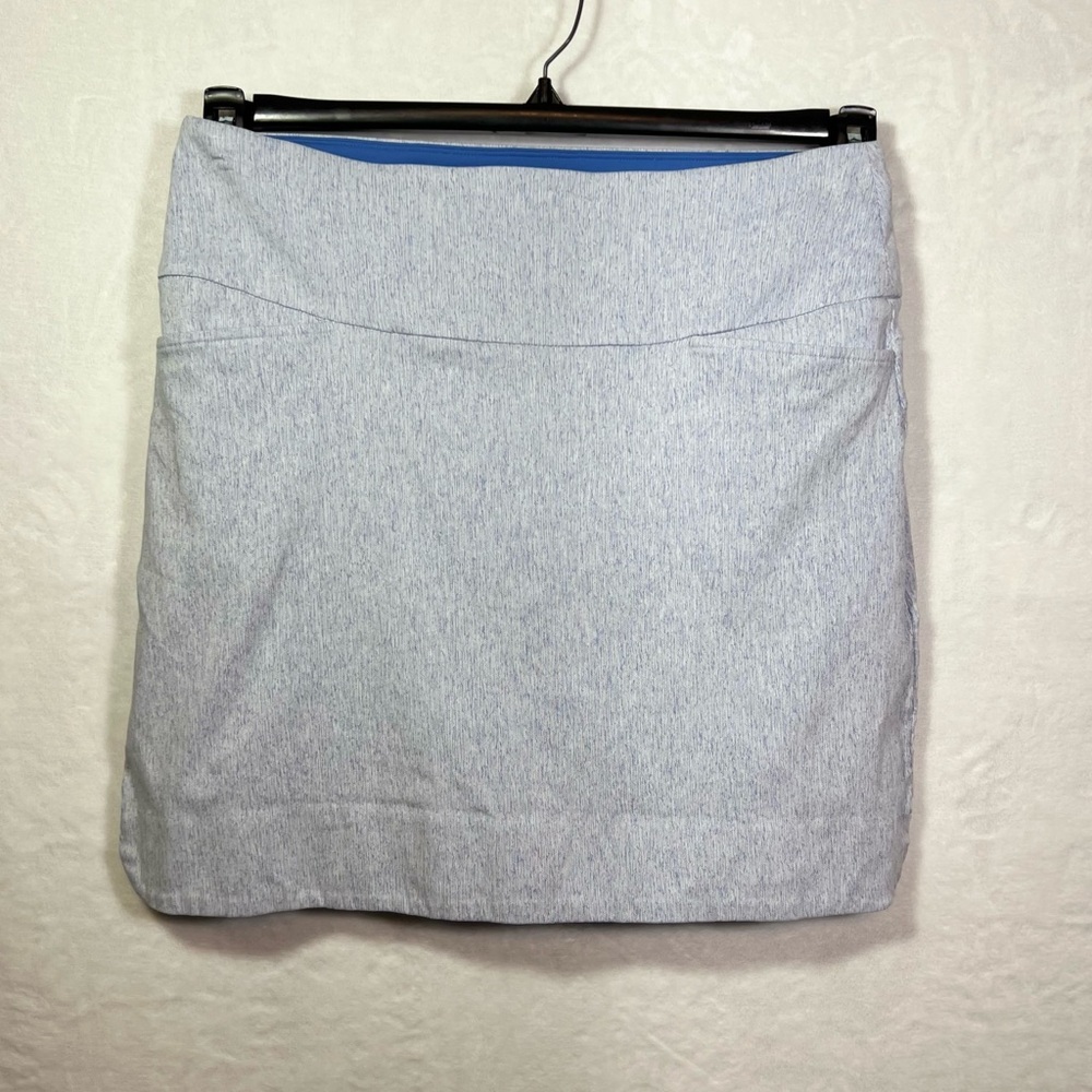 S.C.&Co Blue White Tummy Control Skort Womens L Stretch Summer Golf - Picture 9 of 10